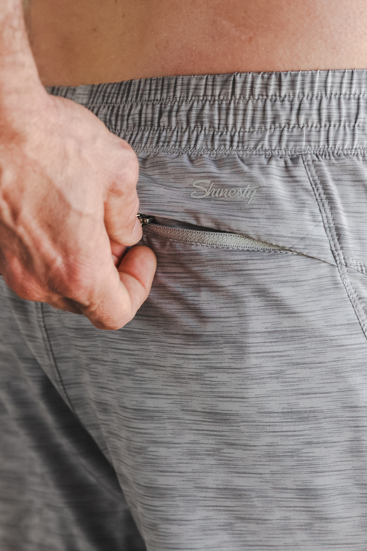 The Junk Trunks | Grey Ball Hammock® 7 Inch Athletic Shorts - Shinesty
