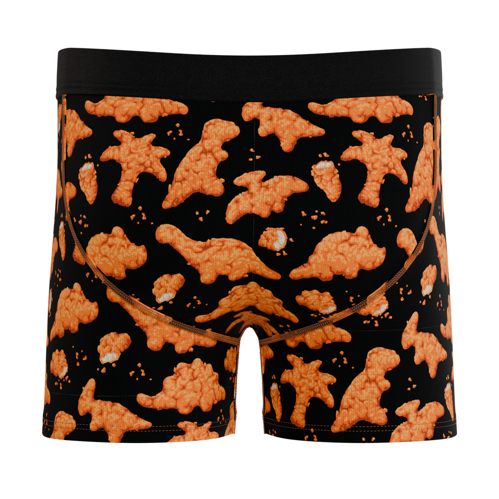 The Jurassic Lunch | Dino Nuggets Youth Boxer Briefs - Shinesty