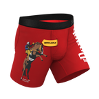 The King Of Wyoming | Red Horse Shinesty x Diamond Cross Ranch Ball Hammock® Pouch Underwear With Fly - Shinesty