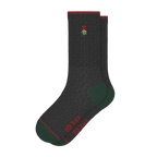 The Kiss Me There | Mistletoe Heel Hammock™ Crew Socks - Shinesty
