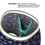 The Knotty Spots | Nautical Knots Ball Hammock® Pouch Underwear With Fly - Shinesty