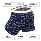 The Knotty Spots | Nautical Knots Ball Hammock® Pouch Underwear With Fly - Shinesty