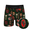 The King Krampus | Krampus Print Ball Hammock® Pouch Underwear With Fly - Shinesty