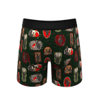 The King Krampus | Krampus Print Ball Hammock® Pouch Underwear With Fly - Shinesty