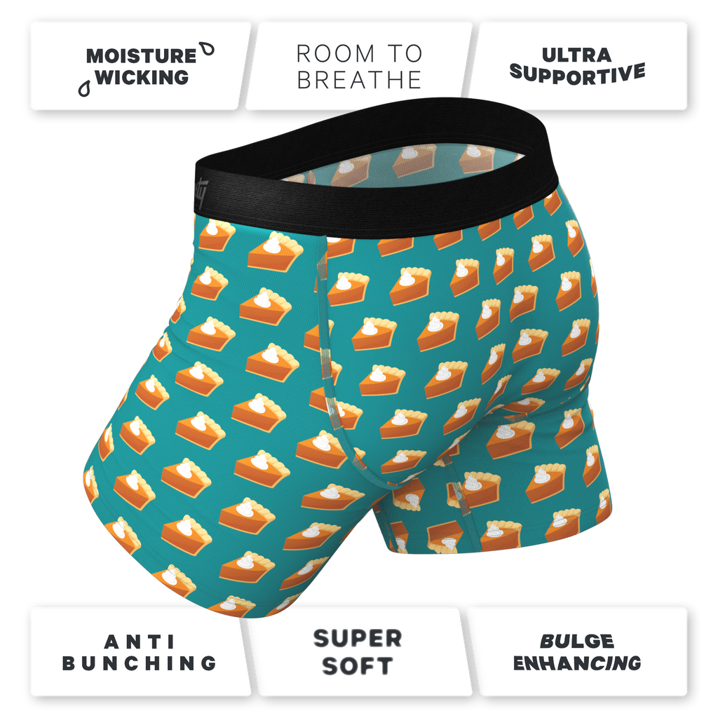 The Last Course | Pumpkin Pie Ball Hammock® Pouch Underwear With Fly - Shinesty