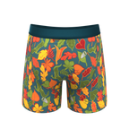 The Leaf Peeps | Naughty Leaves Ball Hammock® Pouch Underwear With Fly - Shinesty