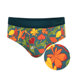 The Leaf Peeps | Naughty Leaves Ball Hammock® Pouch Underwear Briefs - Shinesty