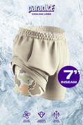 The Lieutenant | Khaki and Camo Ball Hammock® 7 Inch Athletic Shorts - Shinesty