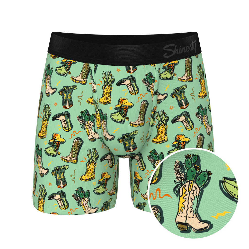 The Line Dance | Cowboy Boots Ball Hammock® Pouch Underwear - Shinesty