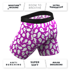 The Little Swimmers | Ghost Print Ball Hammock® Boxer - Long Leg - Shinesty