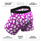 The Little Swimmers | Ghost Print Ball Hammock® Pouch Underwear - Shinesty