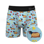 The Lovely Wiener | Wiener Dogs Ball Hammock® Pouch Underwear With Fly - Shinesty