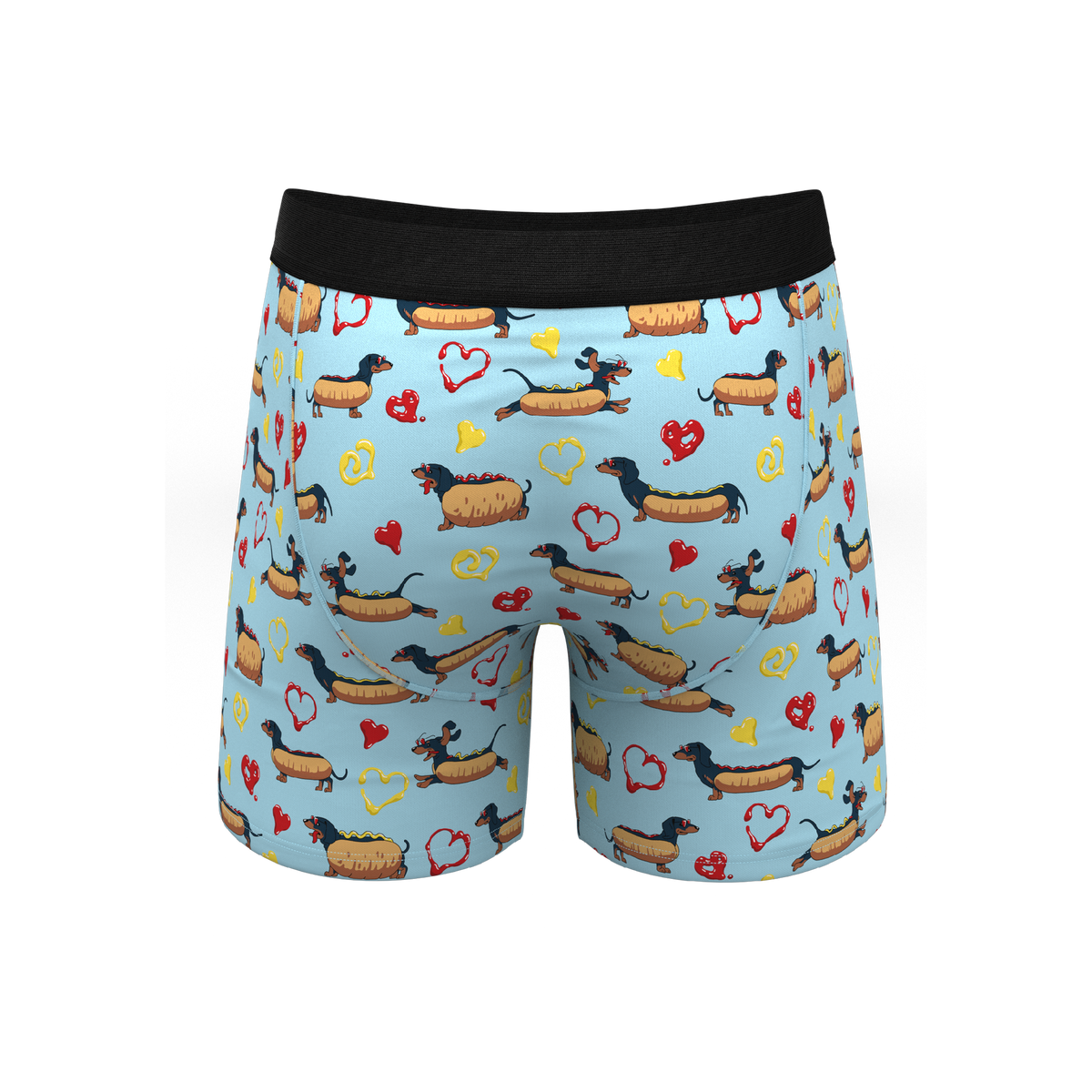 The Lovely Wiener | Wiener Dogs Ball Hammock® Pouch Underwear With Fly - Shinesty