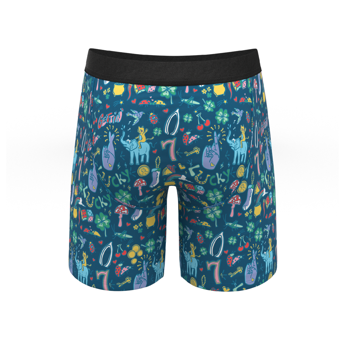 The Lucky Duck | Lucky Symbols Ball Hammock® Boxer - Long Leg - Shinesty