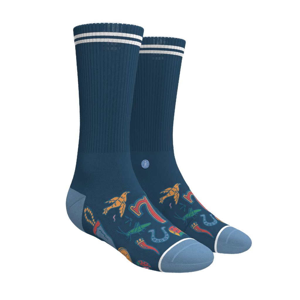 The Lucky Duck | Lucky Symbols Heel Hammock™ Crew Socks - Shinesty