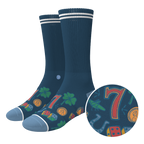 The Lucky Duck | Lucky Symbols Heel Hammock™ Crew Socks - Shinesty