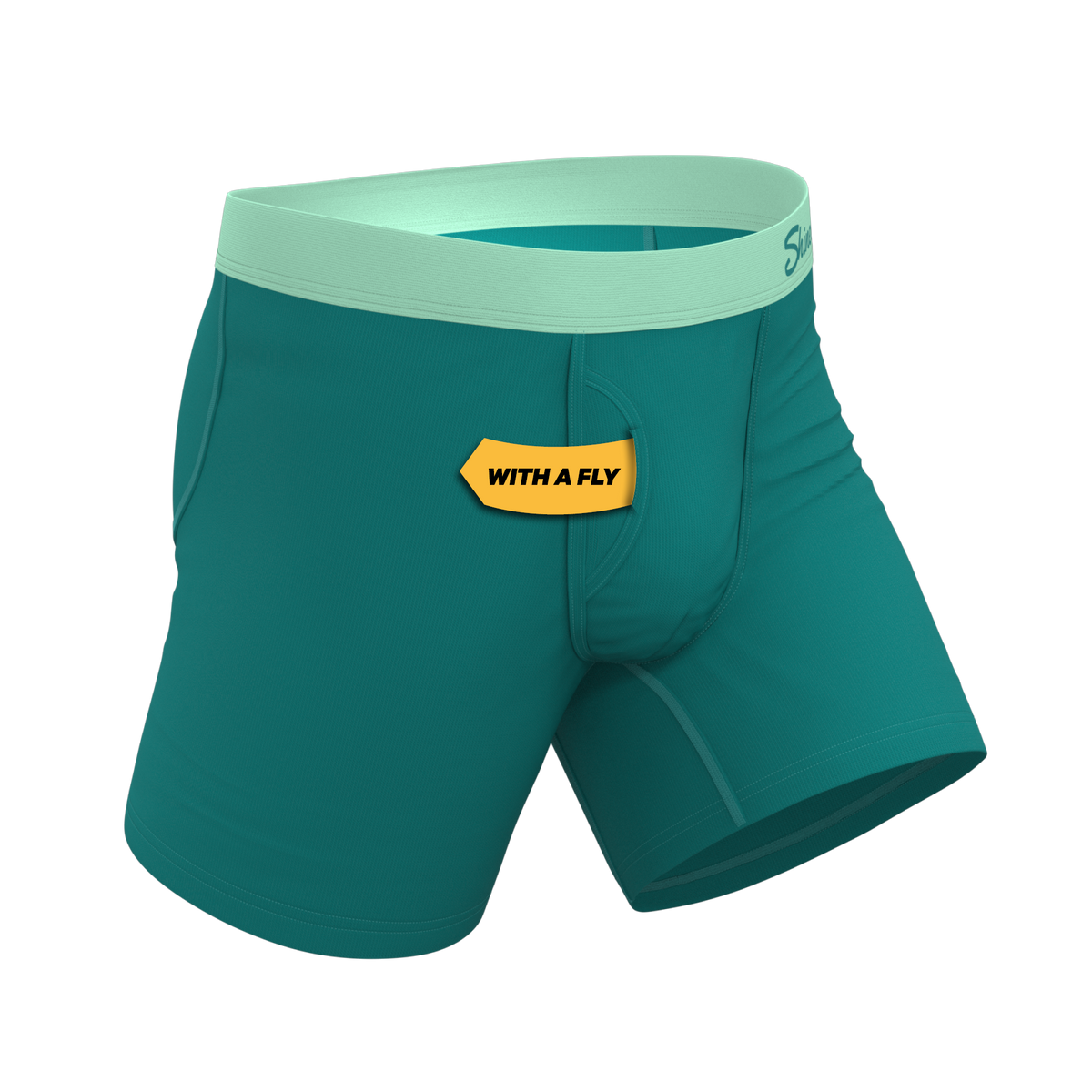 The Maldives | Teal Ball Hammock® Pouch Underwear With Fly - Shinesty