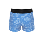 The Man With A Plan | Blueprint Ball Hammock® Pouch Trunks Underwear - Shinesty