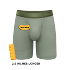 The Manzanilla | Olive Green Ball Hammock® Boxer - Long Leg - Shinesty