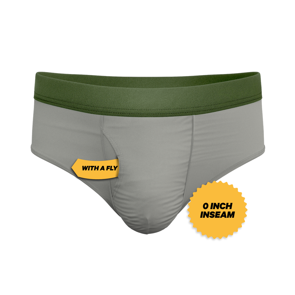 The Manzanilla | Olive Green Ball Hammock® Pouch Underwear Briefs - Shinesty
