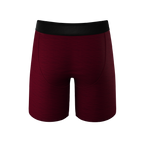 The Mars Landing | Red Space Dye Ball Hammock® Boxer - Long Leg - Shinesty