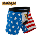 The Mascot | American Flag Ball Hammock® Magnum Big Pouch Underwear - Shinesty