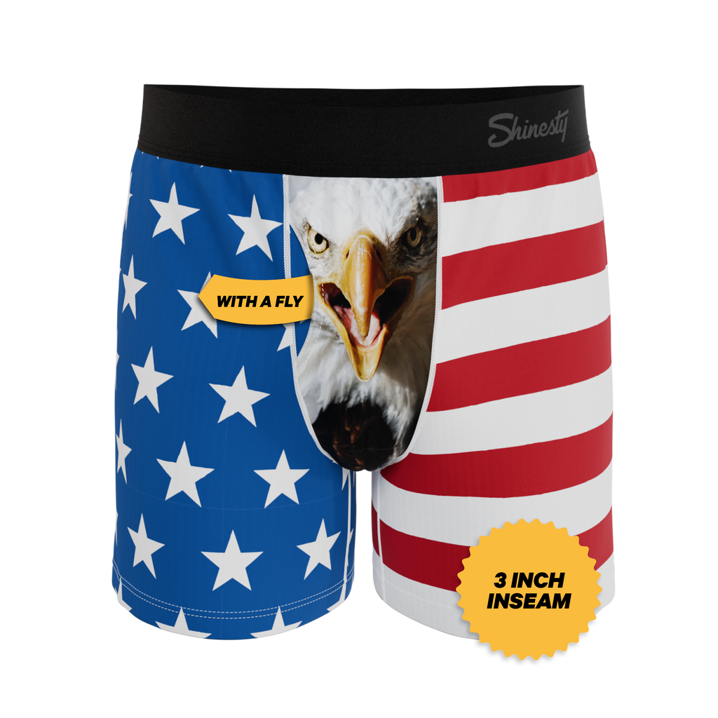 The Mascot | American Flag Boxers - Shinesty