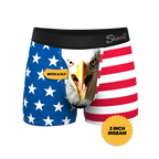 The Mascot | American Flag Ball Hammock® Pouch Trunks Underwear - Shinesty