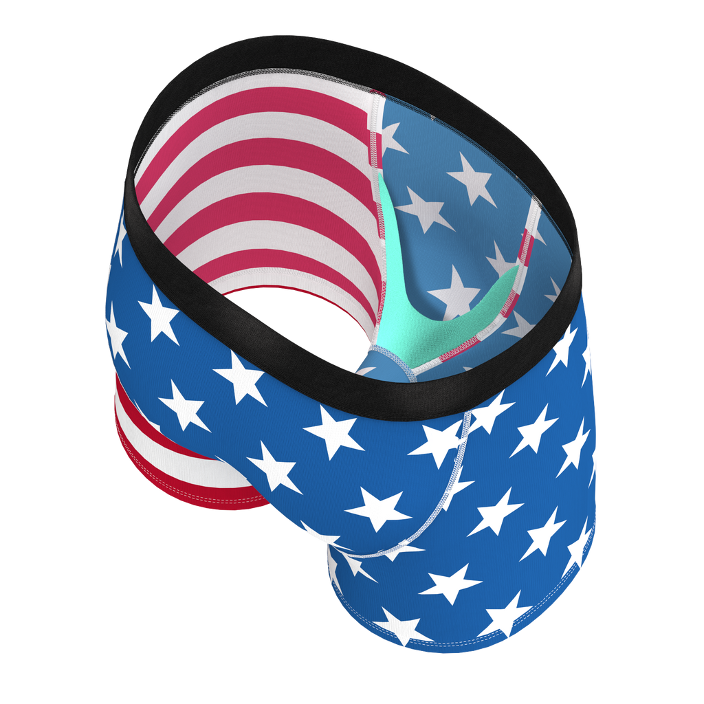 The Mascot | American Flag Youth Boxer Briefs - Shinesty