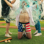 The Mascot | American Flag paradICE™ Cooling Ball Hammock® Underwear With Fly - Shinesty