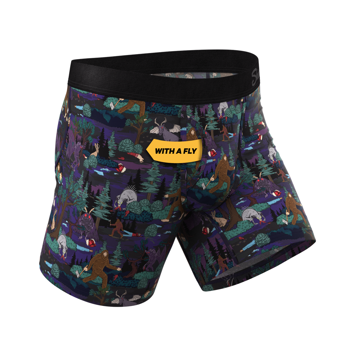 The Cryptids | Spooky Ball Hammock® Pouch Underwear With Fly - Shinesty