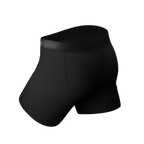 The Midnight Rider | Black Ball Hammock® Pouch Underwear With Fly 5 Pack - Shinesty