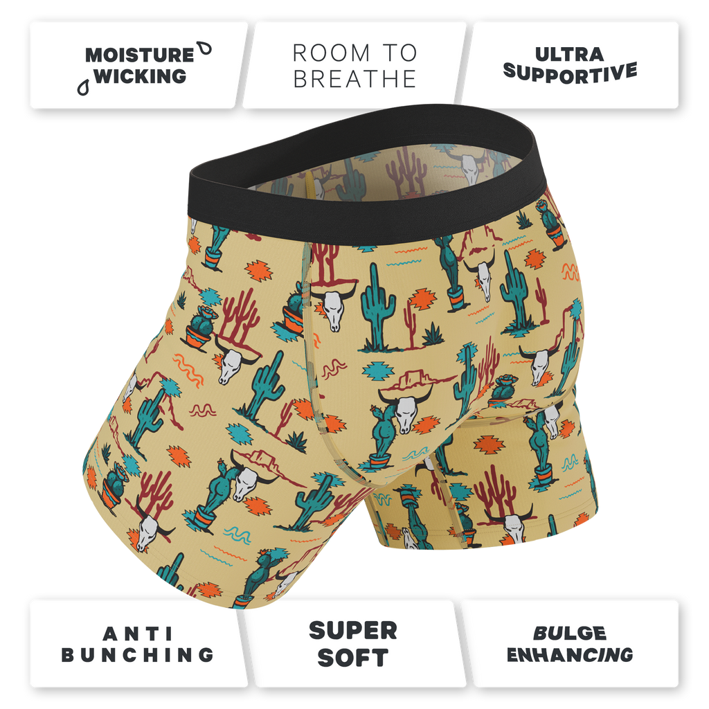 The Mirage | Western Cactus Ball Hammock® Pouch Underwear - Shinesty