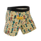 The Mirage | Western Cactus Ball Hammock® Pouch Underwear With Fly - Shinesty