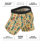 The Mirage | Western Cactus Ball Hammock® Pouch Underwear With Fly - Shinesty