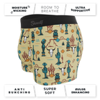The Mirage | Western Cactus Ball Hammock® Pouch Trunks Underwear - Shinesty