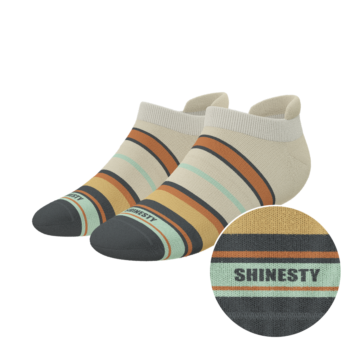 The Mirage | Cactus Heel Hammock™ Ankle Socks - Shinesty