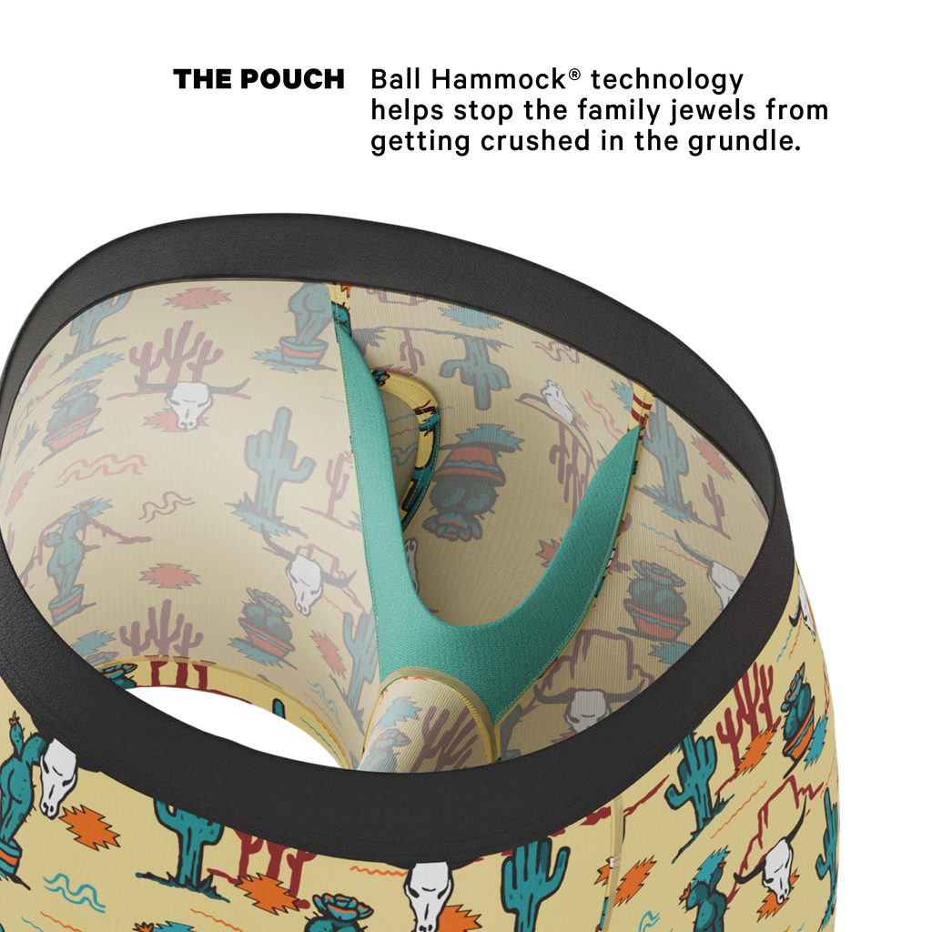 The Mirage | Western Cactus Ball Hammock® Pouch Underwear With Fly - Shinesty