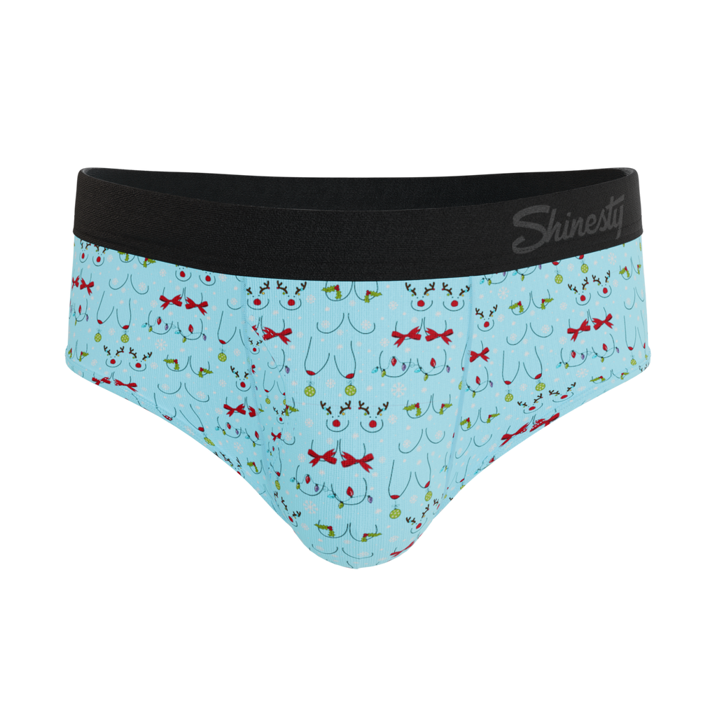 The Mistletits | Christmas Bust Ball Hammock® Pouch Underwear Briefs - Shinesty