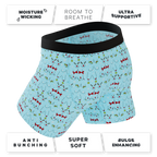 The Mistletots | Christmas Bust Ball Hammock® Pouch Underwear With Fly - Shinesty