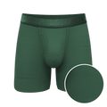The Money Tree | Forrest Green Tonal Ball Hammock® Pouch Underwear With Fly - Shinesty