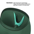 The Money Tree | Forrest Green Tonal Ball Hammock® Boxer - Long Leg - Shinesty
