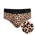 The Most Def | Leopard Print Ball Hammock® Pouch Underwear Briefs - Shinesty