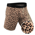 The Most Def | Leopard Print Ball Hammock® Boxer - Long Leg - Shinesty