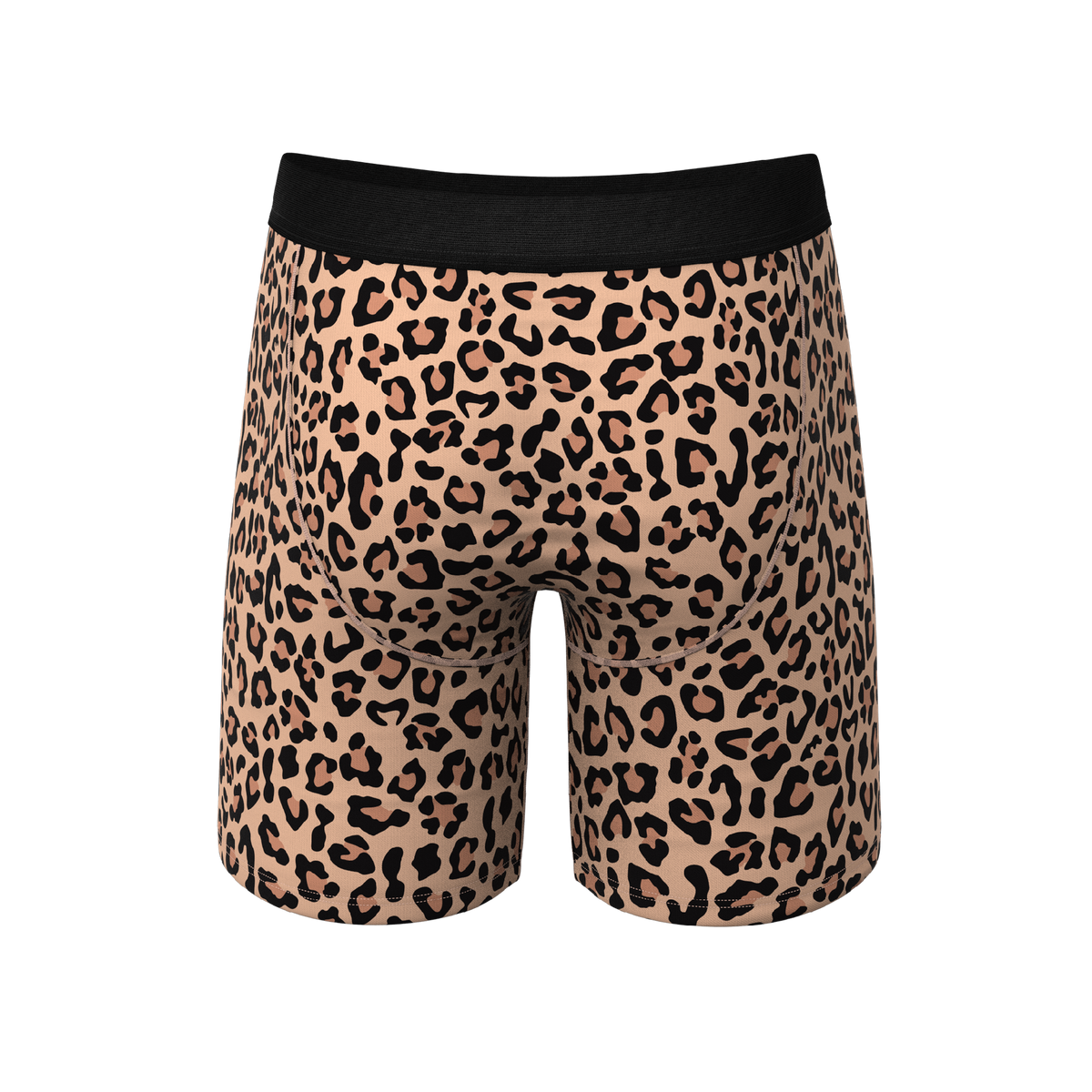 The Most Def | Leopard Print Ball Hammock® Boxer - Long Leg - Shinesty