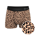 The Most Def | Leopard Print Ball Hammock® Pouch Trunks Underwear - Shinesty
