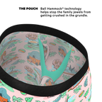 The Motel Hotel | Palm Springs Tropical Ball Hammock® Boxer - Long Leg - Shinesty