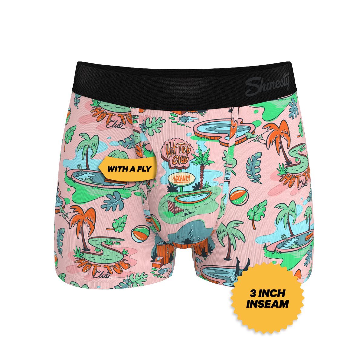 The Motel Hotel | Palm Springs Tropical Ball Hammock® Pouch Trunks Underwear - Shinesty
