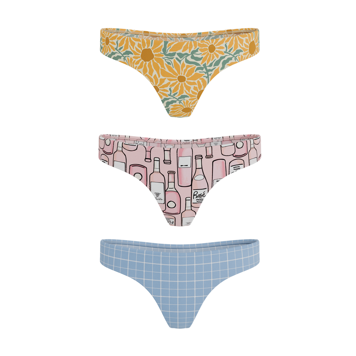 The Mother's Day | MicroModal Thong 3 Pack - Shinesty