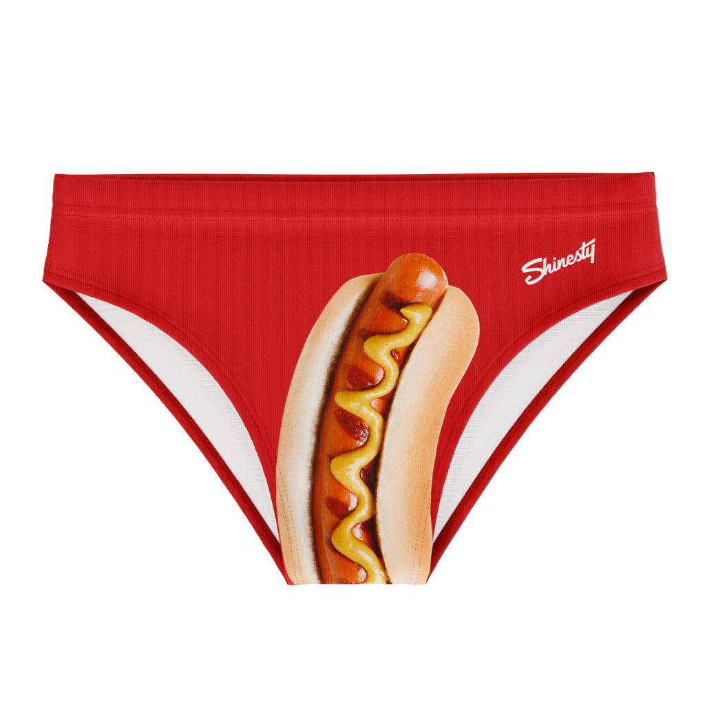 The Mouthful | Hot Dog Ball Hammock® Pouch Swim Briefs - Shinesty